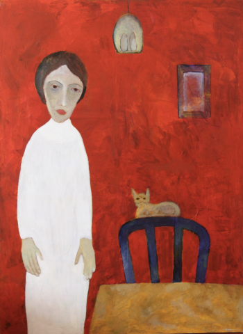 Бройтман Израиль . Woman with a Cat