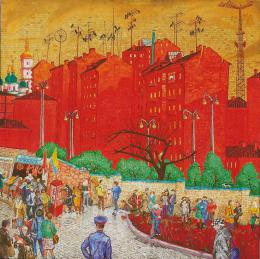 Каплан Самуил. Красные здания ( 1984 г. )