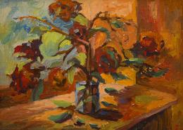 Rubinstein  Oleg. Цветы ( 70x50 см / картон / масло / 2011 г. )