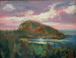 Rubinstein  Oleg. Медведь Гора ( 70x50 см / картон / масло / 2008 г. )