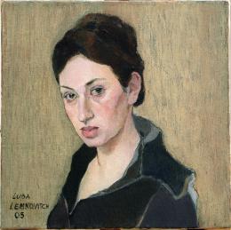 Meshulam Lemkovitch Lubov. Portrait of young woman ( 50x50 см / холст / масло / 2005 г. )
