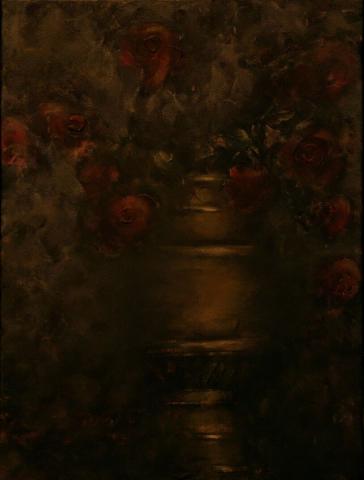 Розенберг Яков . Old Lamp and Flowers
