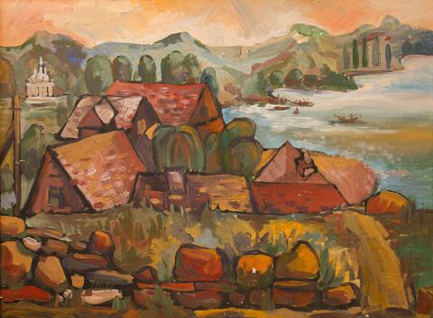 Rubinstein Oleg . Приморский пейзаж